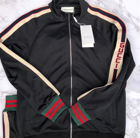 gucci black track suit|vintage Gucci tracksuit.